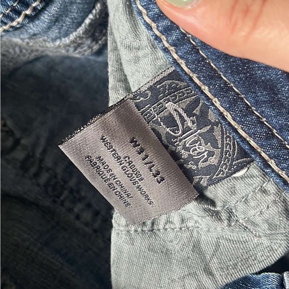 Silver Jeans low rise Tuesday’s 16 1/2 - Picture 4 of 5